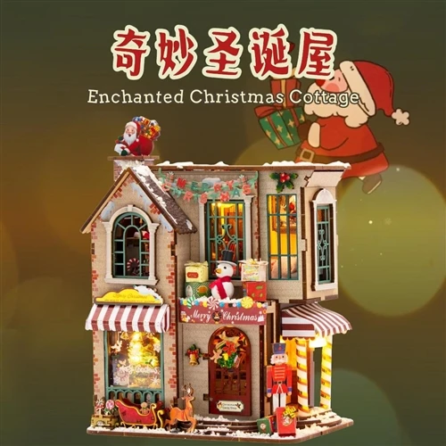 An Teach Dollhouse DIY is Fearr Do Shéasúr na Nollag