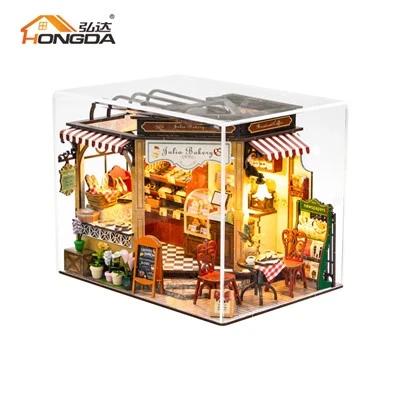 M2422Z Dollhouse lámhdhéanta le clúdach deannaigh